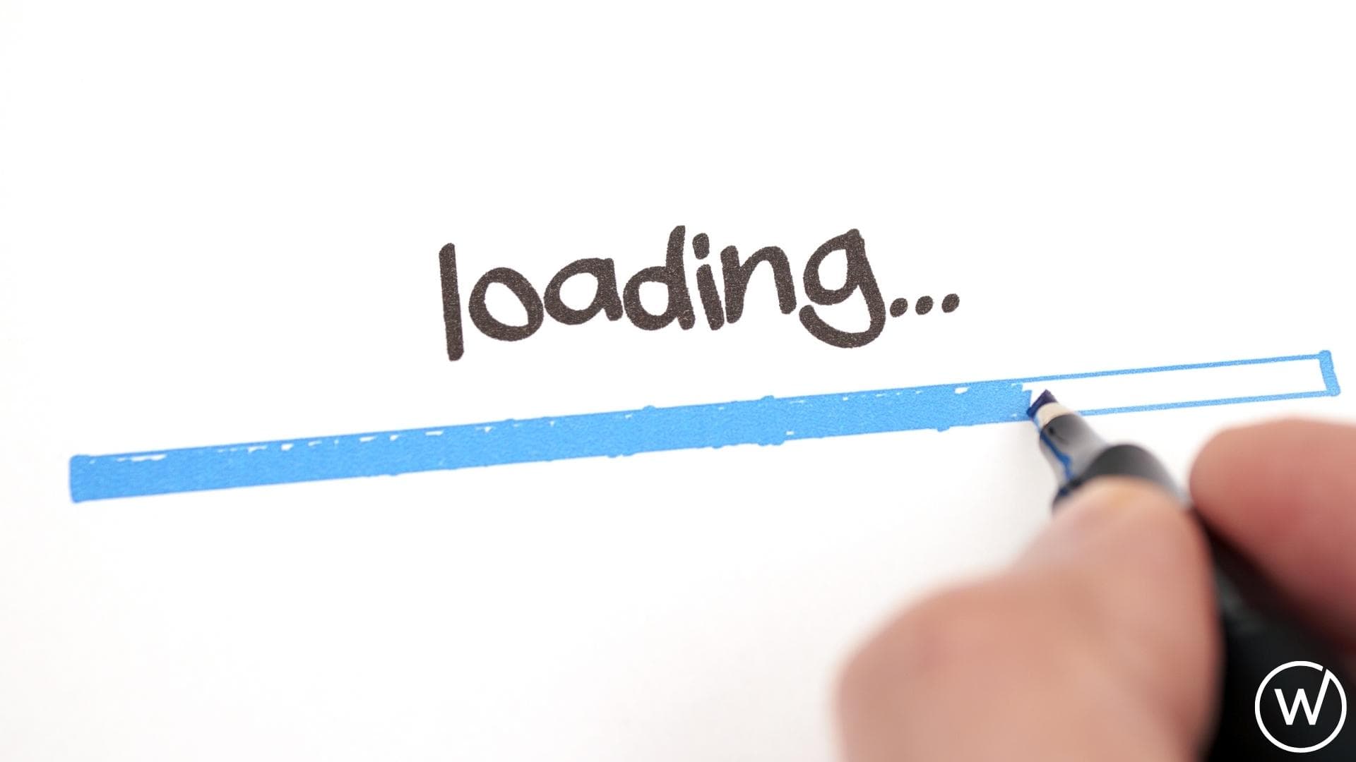 Representación de una web rápida con indicadores de rendimiento y gráficos de velocidad